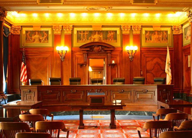 The main courtroom of the Illinois Supreme Court. - Photo by Mark Skube